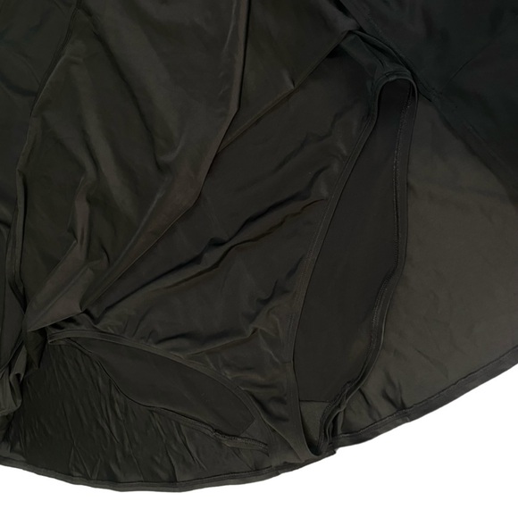 Swim by Cacique Black Wireless One Piece Lined Sleeveless Mini Swim Dress Sz 36 - Picture 5 of 15